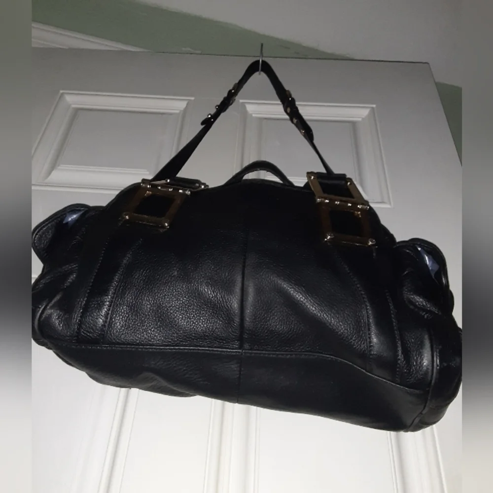 Kelsie Dragger Black Leather  Shoulder bag - Picture 11 of 15